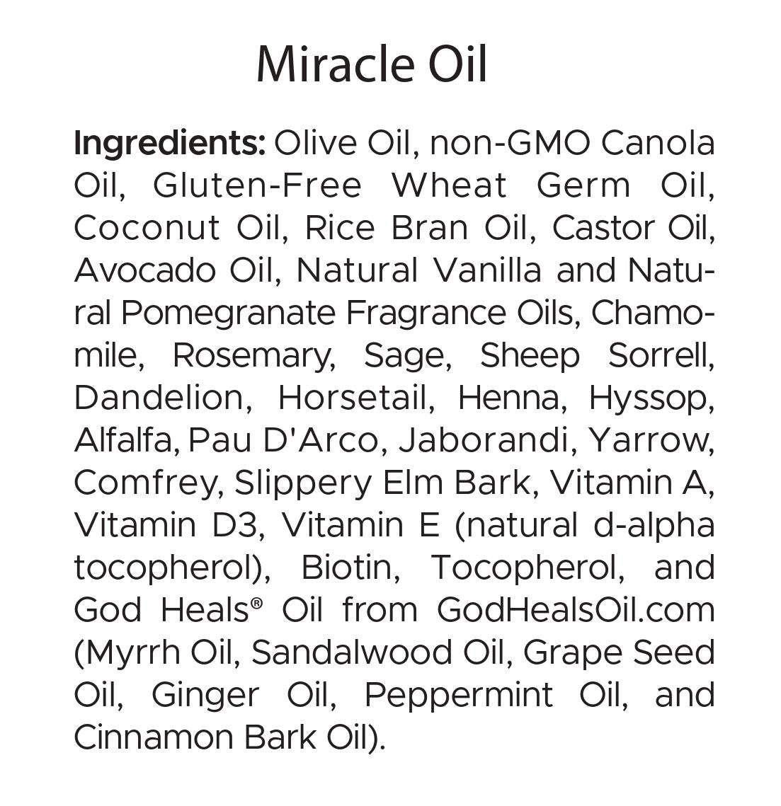 H.E.A.L. Quick Miracle Oil®