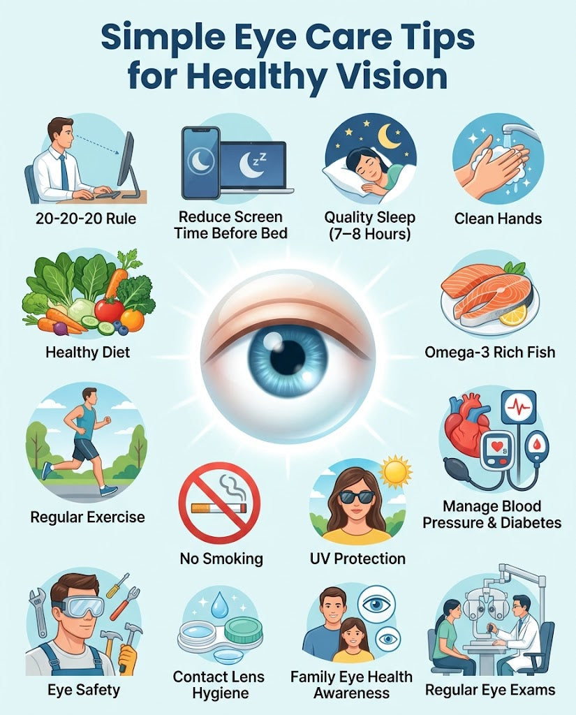 Simple Eye Care Tips for Healthy Vision 2026 update